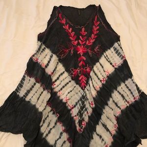 Women’s Tie Dye Mini Summer Dress